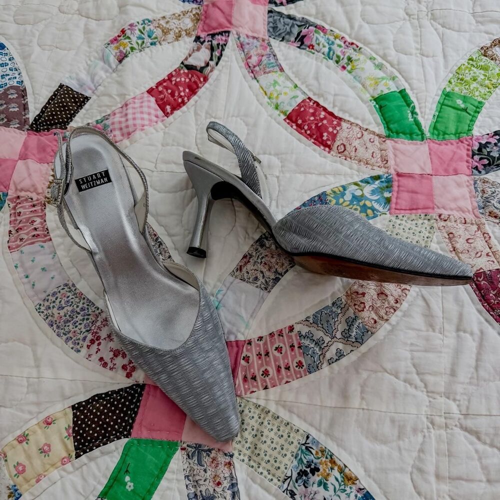 American-vintage Women's Grey and Silver Courts